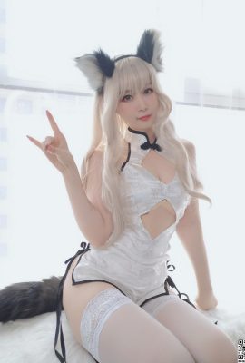 Baiyin 81 “Cheongsam White Wolf” الأرداف الجميلة والجميلة تستمر في جذبك (49P)