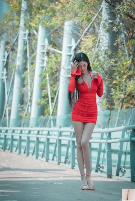 فتاة تايوانية ذات سيقان جميلة – ألبوم صور خارجي Xu Lingling (9) (100P)