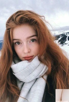 عارضة أزياء روسية مذهلة ذات شعر أحمر تعرض صورها المغرية – جيا ليزا (50P)