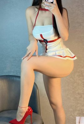 [جمع الإنترنت]”ممرضة الحرير الأبيض” الحصرية لكبار الشخصيات من Welfare Girl Momozawa Sakura[51P]