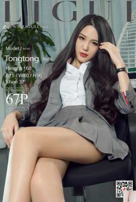 [Liguiجمال الانترنت] 20180207 جوارب Tongtong OL موديل 20180207، الكعب العالي والساقين الجميلة[68P]