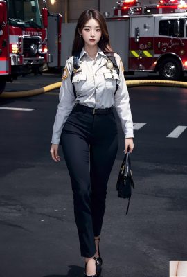 سيدة رجال الاطفاء