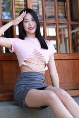 (مجموعة من الإنترنت) فتيات تايوانيات جميلات الأرجل – لقطات خارجية واقعية لجميلات راقيات (1) (101P)