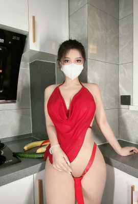 (مجموعة عبر الإنترنت) حصريًا لكبار الشخصيات “حروب المطبخ” لفتاة الرفاهية شياو وانغ (76P)