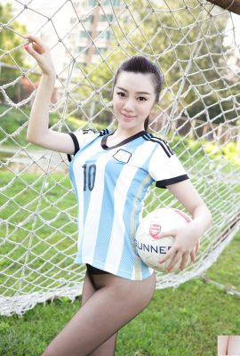 AISS Jiahui Football Chapter وجه أنيق للغاية وجسم جميل للغاية وفستان مثير ومثير 01 (80P)