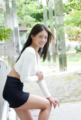 (مجموعة الإنترنت) الفتاة التايوانية الجميلة ذات الساق-سينثيا مينغ شيشي ذات الأرجل الطويلة في الهواء الطلق (1) (116P)
