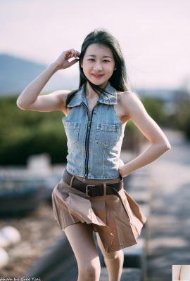 (مجموعة على الإنترنت) فتاة تايوانية جميلة الساق-Winnie Lulu Beauty تصوير خارجي واقعي (28P)