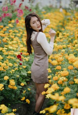 (مجموعة على الإنترنت) فتاة تايوانية ذات أرجل جميلة – هوا تشياوجوان، جمال مزاجي، التقطت الصور في الهواء الطلق (3) (64 ص