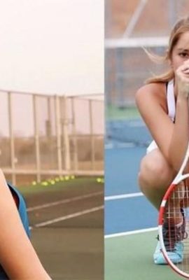 لاعبة التنس “إيما واتسون” تكبر في عمر 15 عاماً! أثارت أرجل الجنية الطويلة المذهلة عندما تلعب الكرة ضجة كبيرة في عالم التنس ~ ماكنزي رين