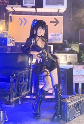 (مجموعة عبر الإنترنت) فتاة الرعاية مومو “Black Rock Shooter” VIP حصريًا (40P)