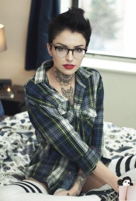 (Suicide Girls) 19 مارس 2015 – Leighraven Talk Nerdy to Me (50P)