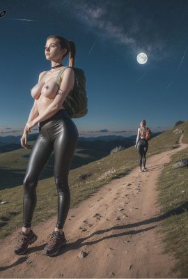 Badbro_leggings فتاة تسلق الجبال
