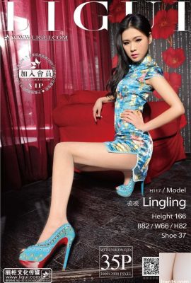 (Ligui Internet Beauty-Tling) Sexy Cheongsam High Heels Beautiful Legs (36p)
