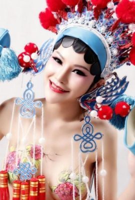 (مجموعة عبر الإنترنت) بعض الصور المختلفة لأوبرا Peking Nude Photos لمراسي البر الرئيسي الرياضية (12p)