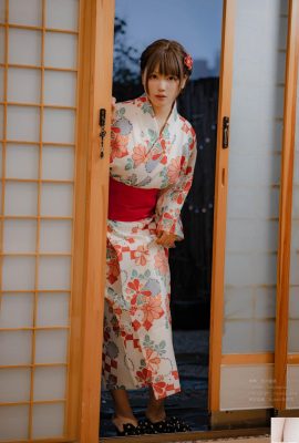 فتاة لطيفة Nyako Meow – Hefeng Lanman Yukata (86p)