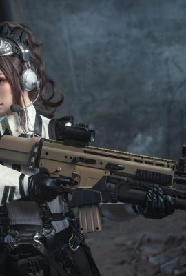 Nekokoyoshi (صور فتاة مواء Xiaoji) – Battle Maid (64p)