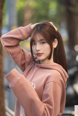 “YUN” الجمال المزاجي لا يمكنه إخفاء جسدها الساخن (10P)