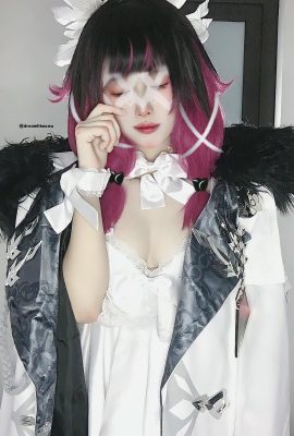 (مجموعة على الإنترنت) DreamlikeUwU cosplay كولومبينا – تأثير جينشين (30P)