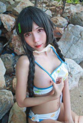 (مجموعة عبر الإنترنت) Welfare Girl lMusicl “Miyu bikini” صورة رعاية VIP (42P)