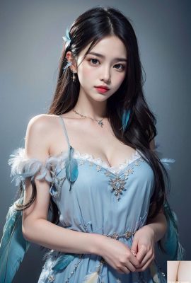 ★PATREON★ (AI Kaori) المجموعة 1 – ملابس داخلية زرقاء