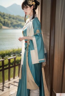 فتاة على غرار مينغ الصينية