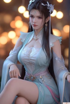 الحصان الأبيض الشاب في حالة سكر في نسيم الربيع – يي ونجون